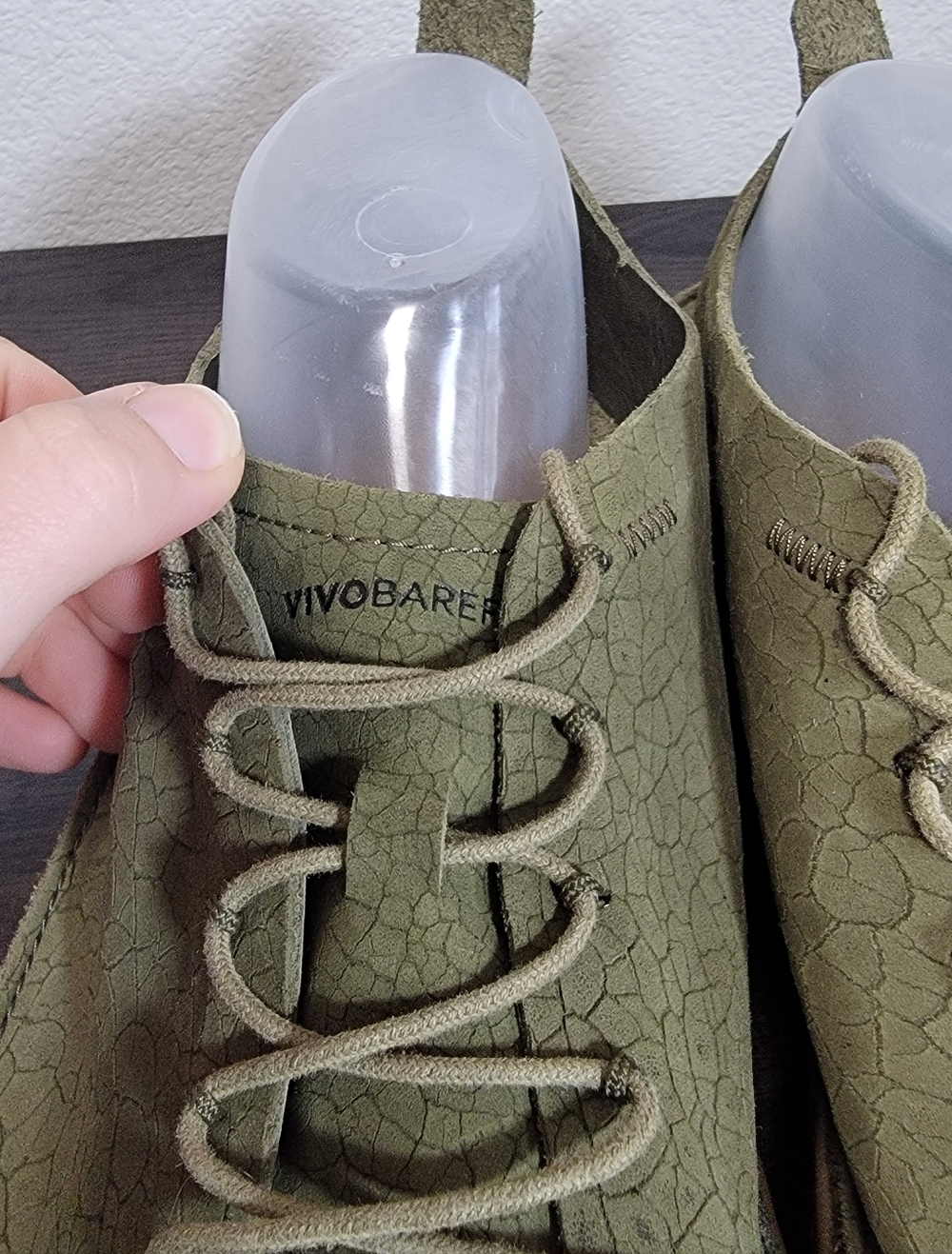 Vivo Barefoot Sensus 1 Moc Lace-up Croc Embossed Leather Wide Sneaker 46 - Picture 7 of 15